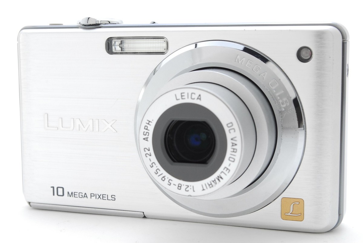 概ね美品　Panasonic LUMIX DMC-FS7 シルバー NEAR MINT ] Panasonic Lumix DMC-FS7 10MP Silver Digital