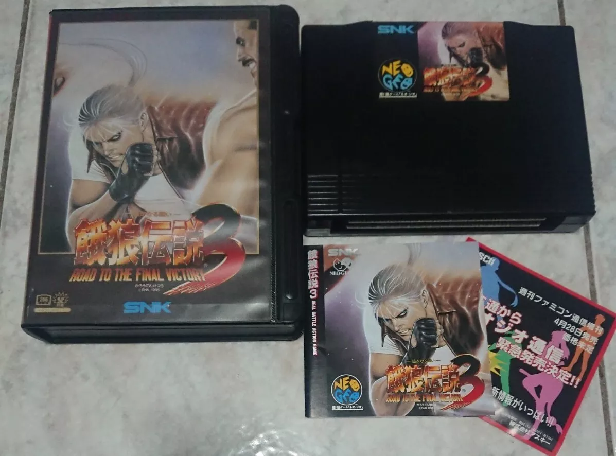 Fatal Fury 3 - Neo Geo - Neogeo - SNK - NTSC-J - AES - NGH - 餓狼伝説3　w/cd  manual