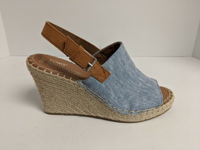 toms monica fabric espadrille wedge