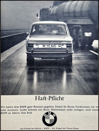 BMW 2000, originale Werbung aus 1967 - Picture 1 of 2