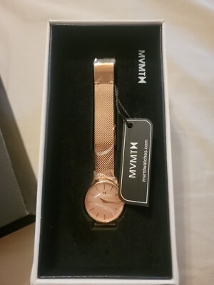 Mvmt Watch Women Avenue Rose Gold New With Tag Box Jane