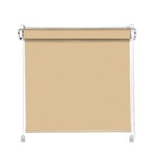 Klemmfix Rollo Klemmrollo Seitenzug Pendelsicherung hellbraun nuss Verdunkelung