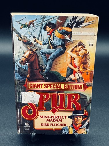 SPUR Lot of 5 Western Paperback Books by Dirk Fletcher 1984-85 - Picture 2 of 13