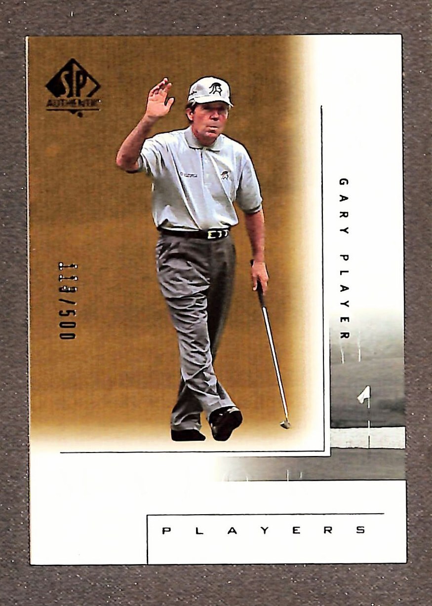 2001 SP Authentic Gold #113 Gary Player /500