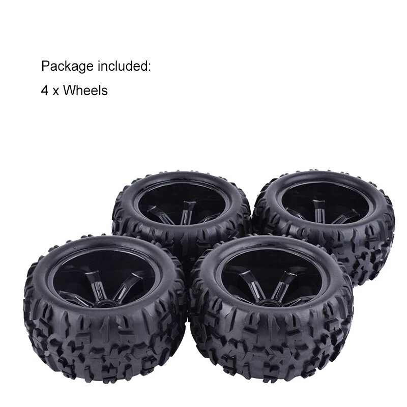 4x ZD Racing 17mm Hex Felge und Reifen für 1/8 Traxxas Monster RC Truck Cars - Bild 4 von 4