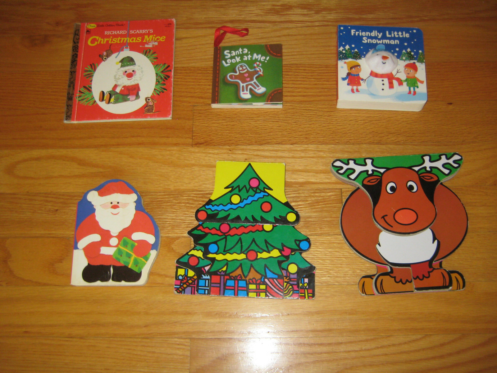 Christmas Board Books Lot of 6 Baby Toddler Colorful Christmas/Winter