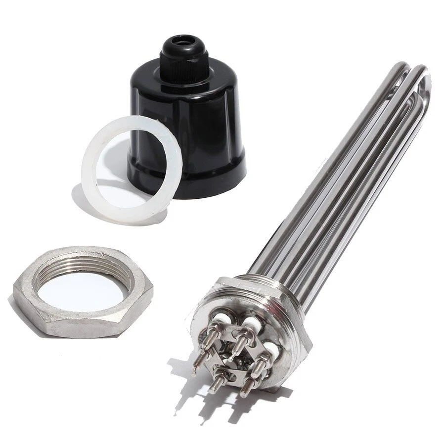 Stainless Steel Electric Heating Element Immersion 1 1/4 BSP Boiler Water  Heater | eBay