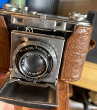 Certo Super Dollina Folding Camera - Carl Zeiss Jena Tessar Lens-Original case