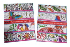 Adults Color by Number Dot to Dot Spot the Difference Coloring Books Book 2 Pack