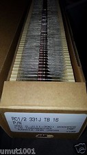 25x GENUINE NEW KAMAYA 330R 1/2W CARBON COMP- RESISTOR FOR MARSHALL V.OX AMP !