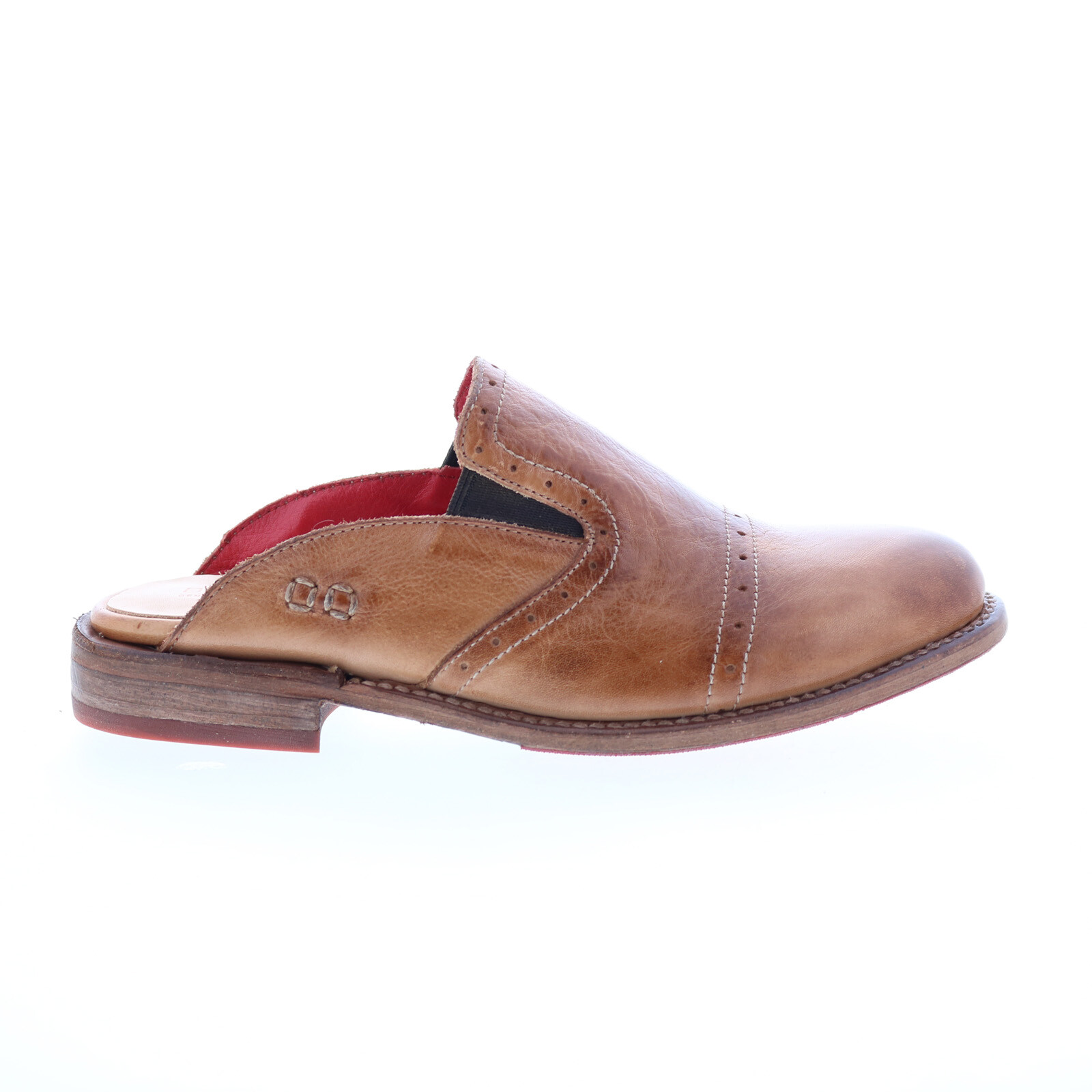 Bed Stu Jackie F346013 Женские коричневые кожаные шлепанцы без шнуровки на плоской подошве 6 18890₽