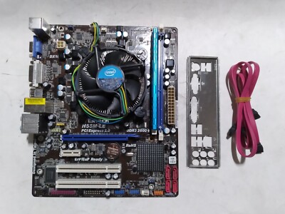 ASROCK H55M-LE Motherboard 4GB RAM, IO