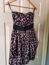BNWT Womens Animal Print H&M Party Dress. Size 8