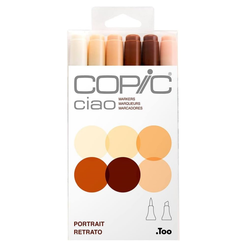 Copic Ciao Marker Portrait Colours (6pc)