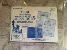 1989 HE Harris United States  Liberty II Stamp Album Supplement X118-89