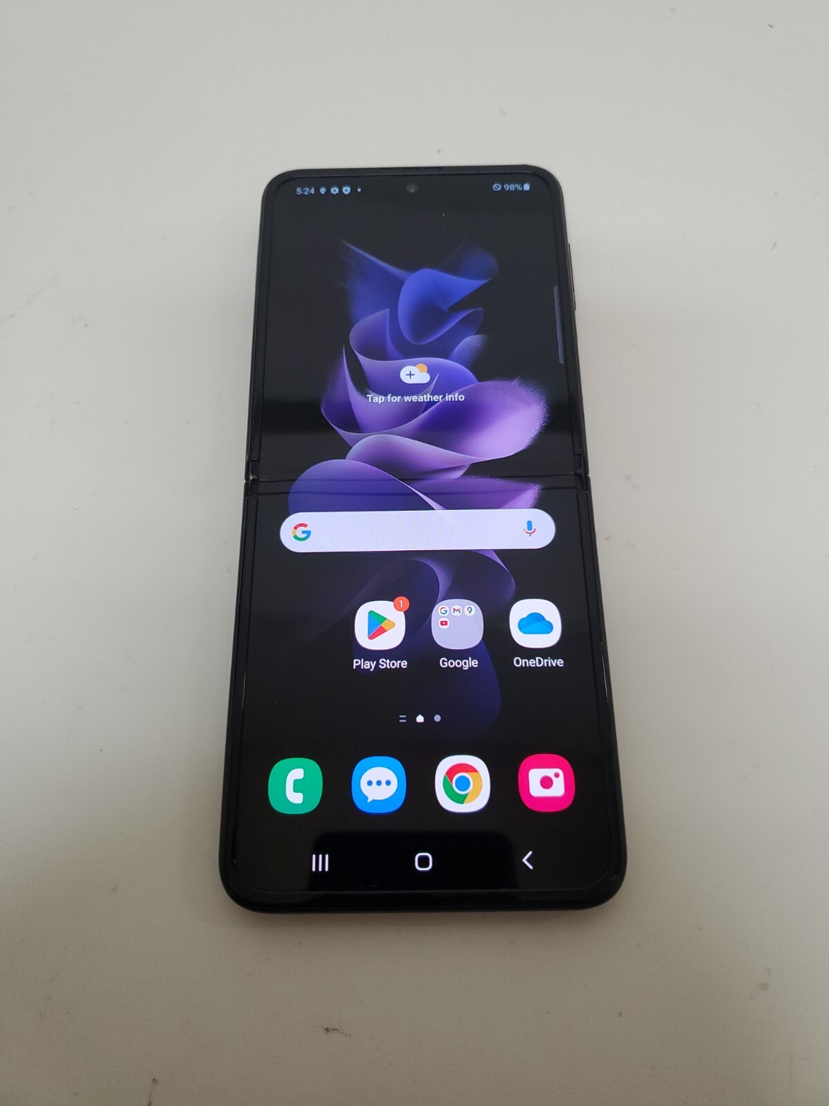 Samsung Galaxy Z Flip 3 5G 128GB F711U Phantom Black Xfinity Only, Read