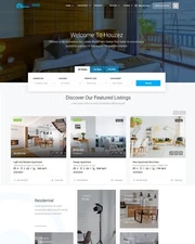 RealEstate Properties Sale Rental Website + Free Hosting