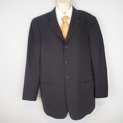 giorgio armani COLLEZIONI JACKET BLAZER,40 R,wool black n3
