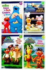 Sesame Street Bert Ernie's Great Adventures Reading Pre-K to 1: CHOICE -4 NEW