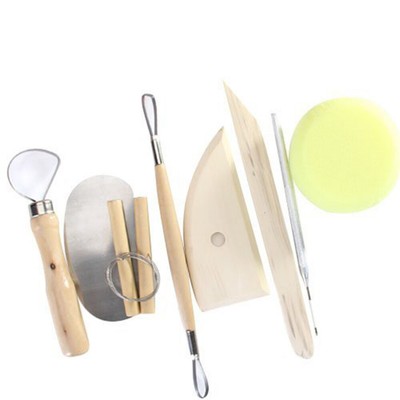  8 Pcs Sculpture Ceramics Pottery Clay Sculpting Tools and Carving