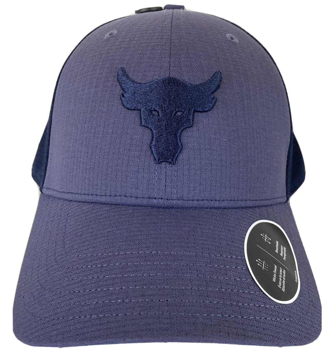 Under Armour UA Project Rock Dwayne Johnson Trucker Snapback Blue Cap Hat