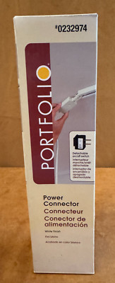 Portfolio power connector detachable on/off switch 0232974 Track lighting
