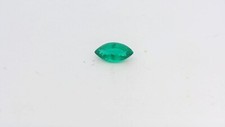 0.91ct Marquise Cut Loose Lab Created Emerald Gemstone 10 x 5 mm