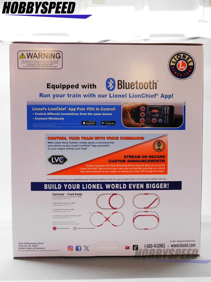 LIONEL LINES PRAIRIE FREIGHT LIONCHIEF TRAIN SET O GAUGE bluetooth 2423050 NEW - Image 2 of 4