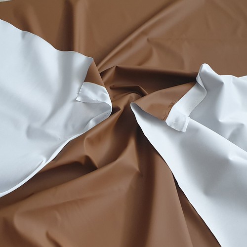 MATTE VINYL PLEATHER GOTHIC FETISH FABRIC WATERPROOF RAINCOAT BLACK WHITE 54'W - Picture 69 of 149