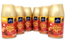 6 Glade Automatic Spray Refills Golden Pumpkin Spice 6.2oz Limited Ed Star Anise
