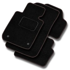 VW78-1 Satz Autoteppiche Velour STREAK Braun für Volkswagen Amarok 2010-2016 aut