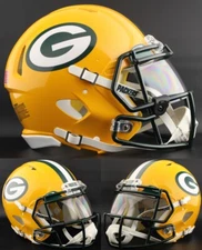 GREEN BAY PACKERS NFL Riddell SPEED Full Size Authentic Football Helmet