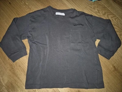 Zara Langarm Shirt Gr. 122 Grau Top Zustand - Bild 1 von 3
