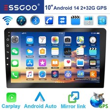 10 Zoll 2 DIN Android 14 Autoradio 2+32G Carplay GPS Navi RDS Bluetooth WIFI USB