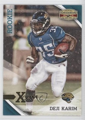 2010 Panini Gridiron Gear Rookie Gold X's 28/100 Deji Karim #178 0c4