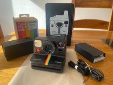 Polaroid Now+ Gen 2 Black Bundle - 35+ i-Type Film - 5 Lens Filter Kit - Boxed