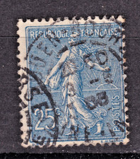 TIMBRE 1903 FRANCE SEMEUSE N° 132-OBL. TB-VOIR SCAN R/V-