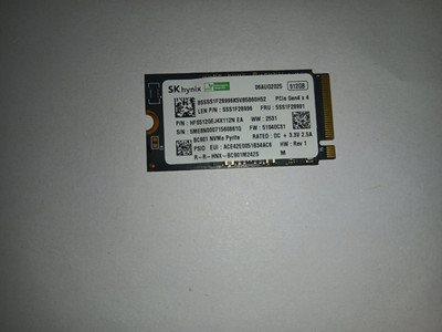 512GB SSD NVME SK hynix BC901 Pyrite M.2 2242 PCIe 4.0