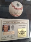 Gaylord Perry Signed Thumbprint Baseball In A Limited Edition Display Case (BAS)