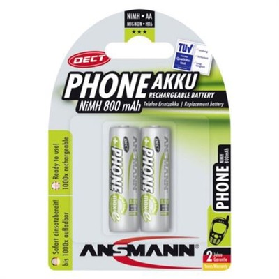 Ansmann Super Power NiMH-Akku DECT - Batterie 2 x AA