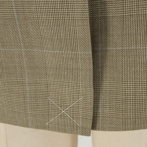 Manteau de sport homme Jos A Bank 38S beige laine cachemire doublé GlenPlaid veste blazer - Photo 12/18