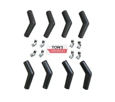 Taylor Cable 46005 Spark Plug Boot / Terminal Set Black 135 Degree - Set of 8