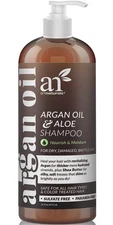 Artnaturals Argan Oil Shampoo For All Hair Types Anti-Aging Hair Care 16 Fl Oz