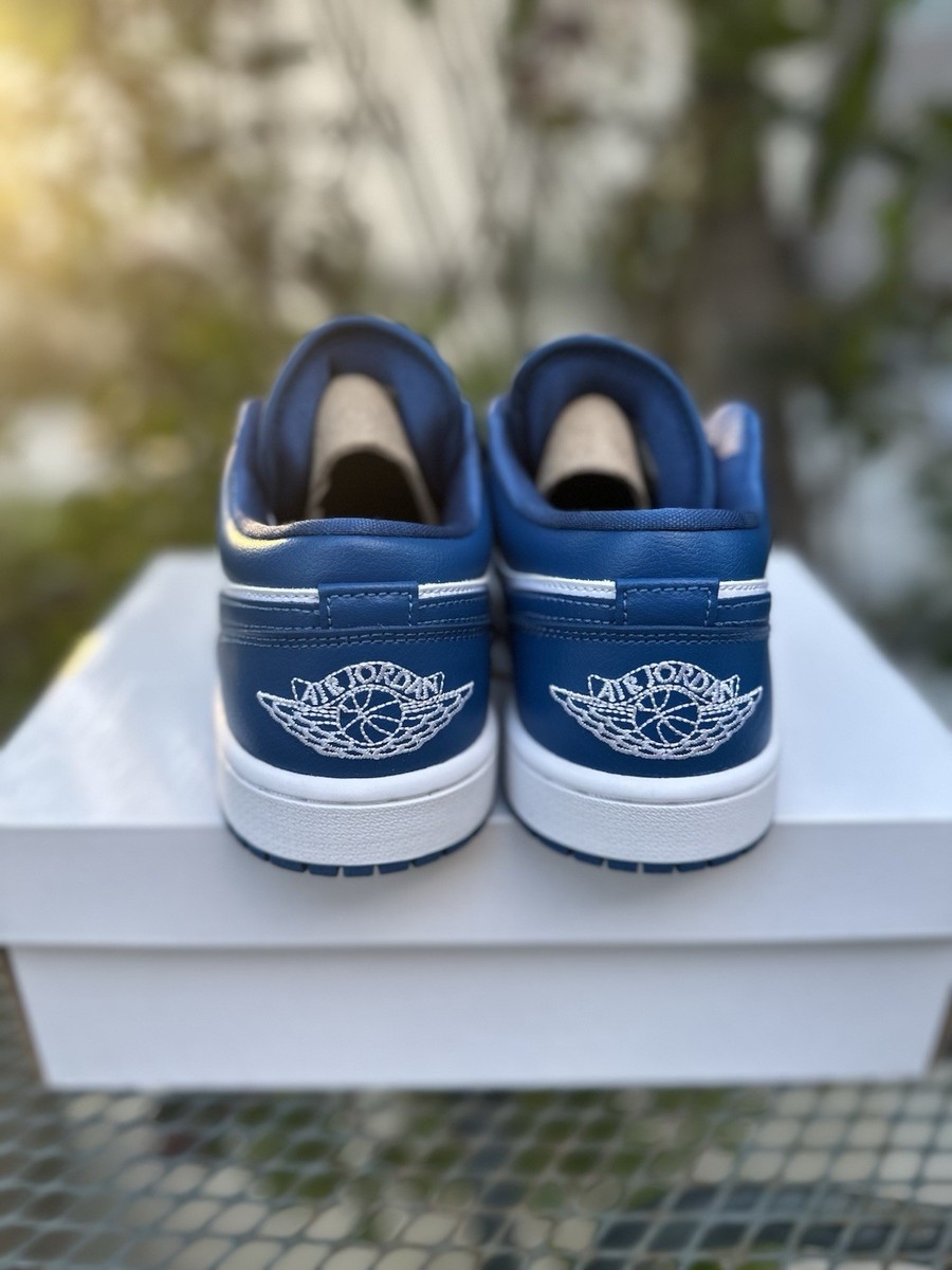 Nike Air Jordan 1 Low Marina Blue Women's Sneakers Casual Shoes
