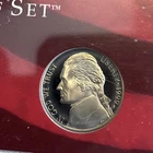 Photo of a 1999-S Jefferson Nickel Proof from an eBay listing that sold on Jul 20, 2026