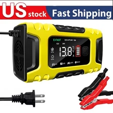 10A Lifepo4 Lead Acid AGM Battery Charger Smart Maintainer for Auto Marine