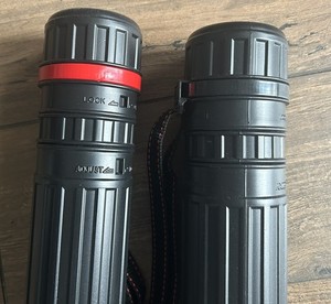 2 Plastic Poster Tubes Extendable Storage