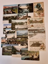 19 alte Ansichtskarten, Lithos ☀ postalisch gelaufen  ☀Konvolut AK Sammlung