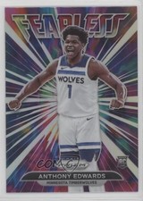 2021-22 Panini Prizm Fearless Silver Prizm Anthony Edwards #15 1g0v
