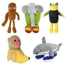 5Pcs Italian Brainrot Plush Chimpanzini Bananini Boys Girls  Adults Unique